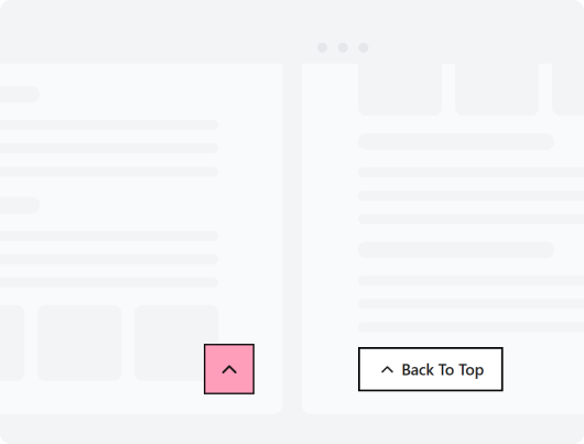 Floating or Standard Back-to-Top Button widget Fouita