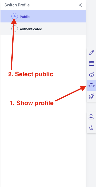 show profiles