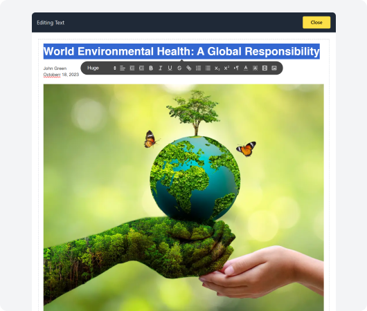 Your mini blog wizard