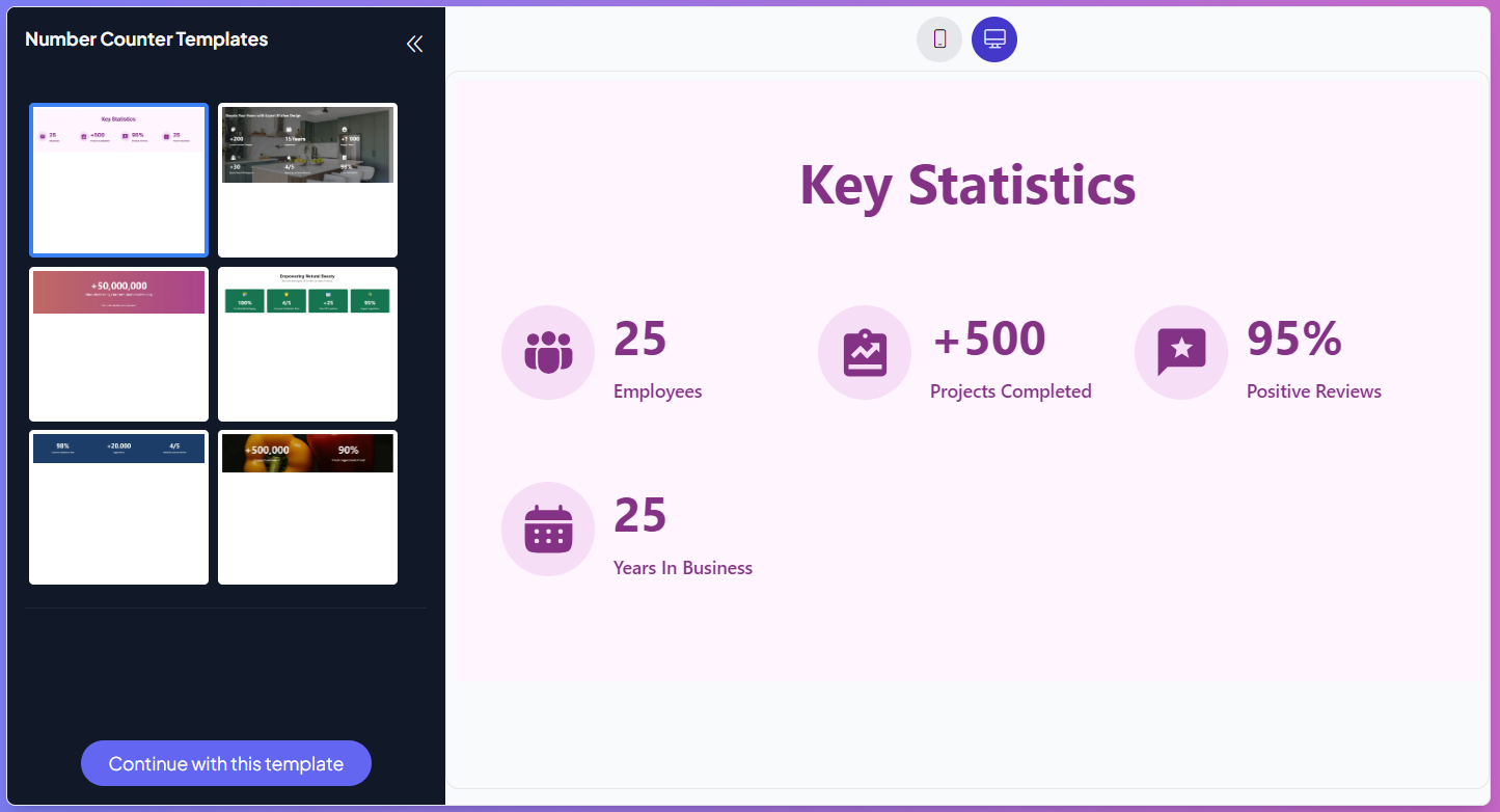 Best Number Counter Widget For Your site Fouita